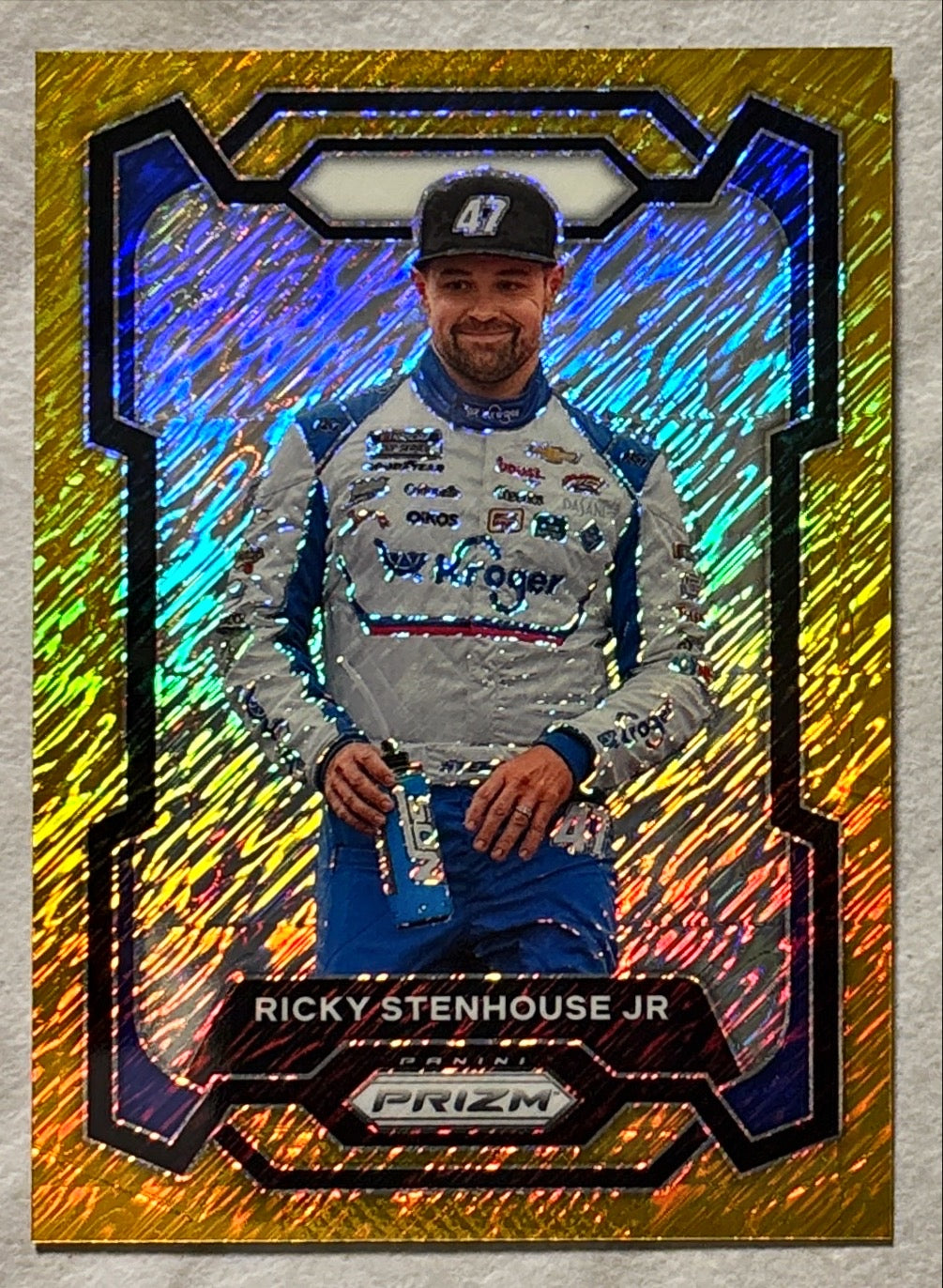 NASCAR - Ricky Stenhouse Jr. - 2024 Panini Prizm Racing GOLD Shimmer Prizm /3
