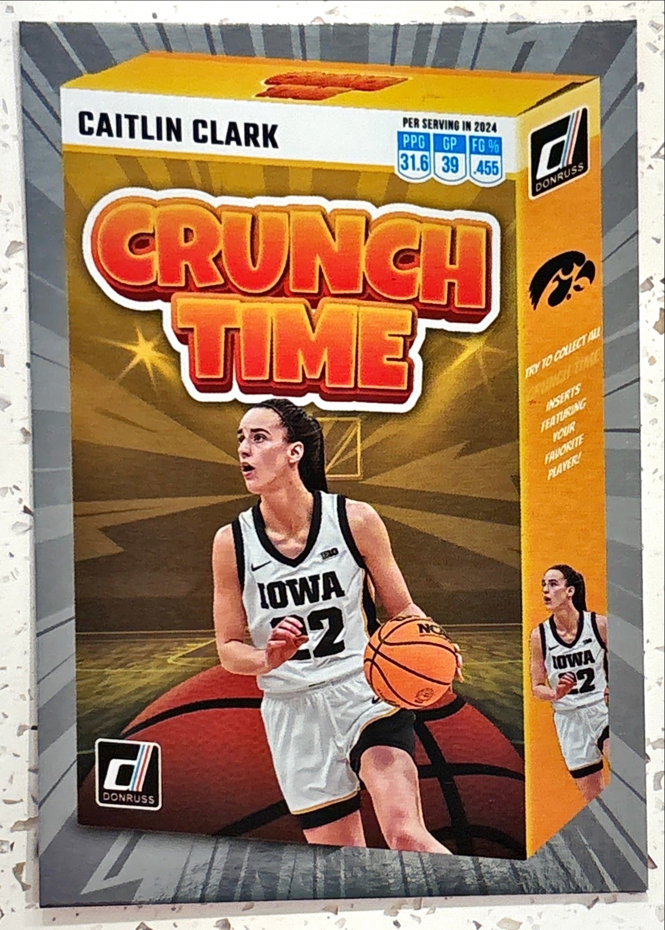 WNBA - Caitlin Clark 2024 Collection 'Crunch Time' Rookie Card (RC) Silver Foil