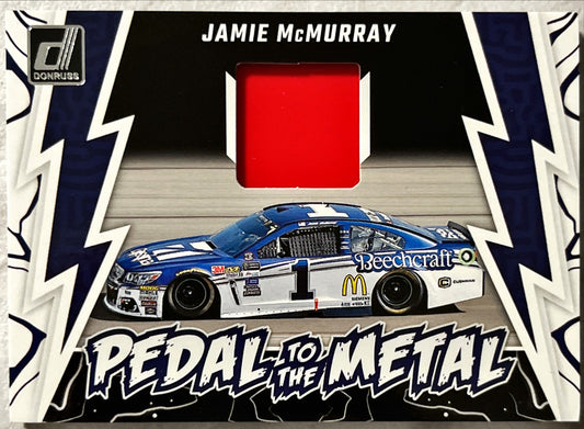 NASCAR - Jamie McMurray RELIC - 2024 Donruss Racing Pedal to the Metal Relic