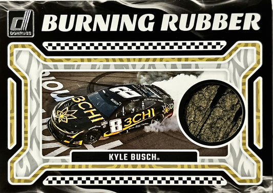 NASCAR - Kyle Busch RELIC - 2024 Donruss Racing Burning Rubber Relic