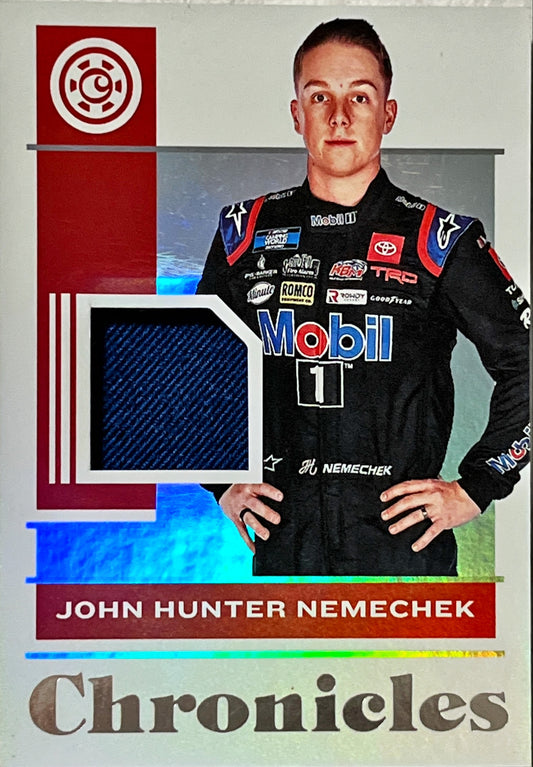 NASCAR - John Hunter Nemechek RELIC - 2022 Panini Chronicles Relic