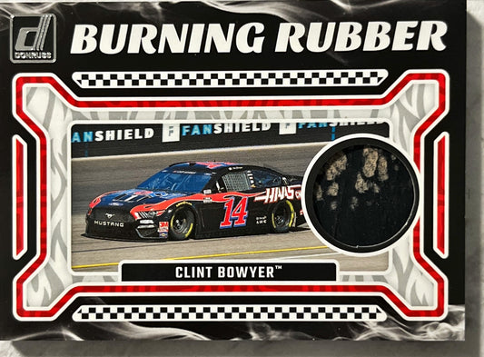 NASCAR - Clint Bowyer RELIC - 2024 Donruss Racing Burning Rubber Tire Relic