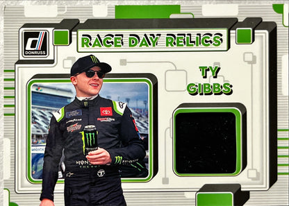 NASCAR - Ty Gibbs RELIC - 2023 Donruss Racing Race Day Patch Relics