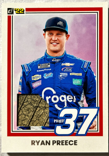 NASCAR - Ryan Preece RELIC - 2022 Donruss Racing Retro Relic Tire Patch