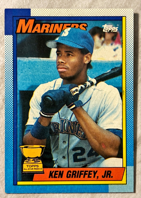 MLB - Ken Griffey Jr. - 1990 Topps All-Star Rookie Cards (RC) Bloody Scar