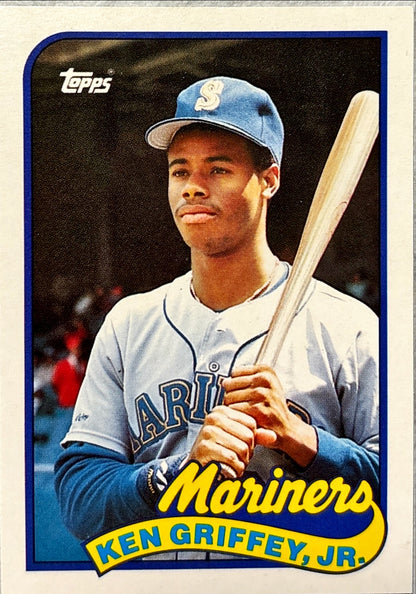 MLB - Ken Griffey Jr. - 1989 Topps ROOKIE CARD (RC) Seattle Mariners