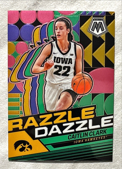 WNBA - Caitlin Clark - 2024 Panini Prizm 'Razzle Dazzle' Insert Rookie Card (RC)