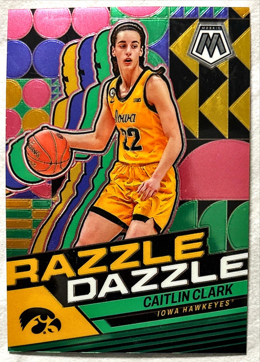 WNBA - Caitlin Clark - 2024 Panini Prizm 'Razzle Dazzle #2' Insert Rookie Card (RC)