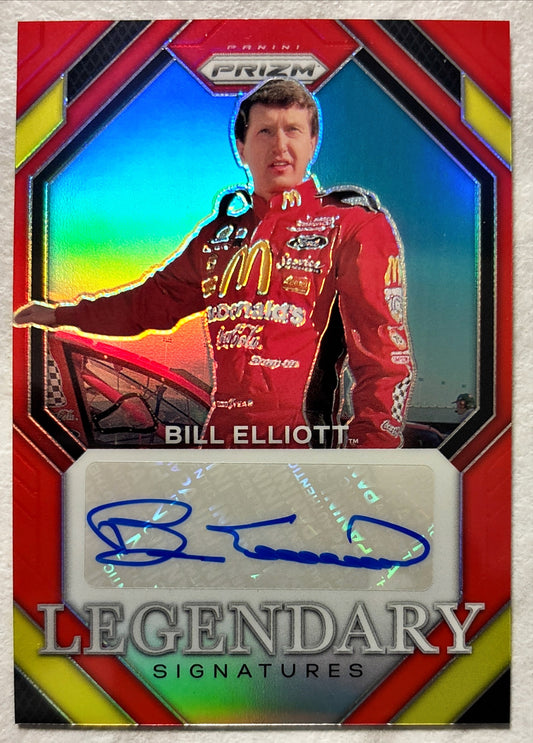 NASCAR - Bill Elliott AUTO - 2024 Panini Prizm Racing Legendary Signatures /99