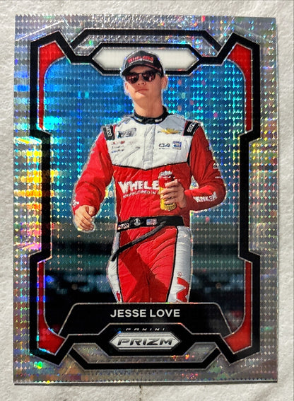 NASCAR - Jesse Love - 2024 Panini Prizm Racing White Sparkle Prizm /399