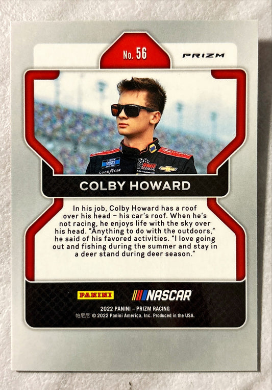 NASCAR - Colby Howard - 2022 Panini Prizm Racing 'Red Parallel' Rookie Card (RC) Prizm