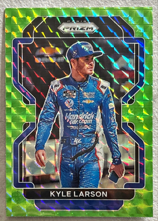 NASCAR - Kyle Larson - 2022 Panini Prizm Racing 'Reactive Green' Prizm