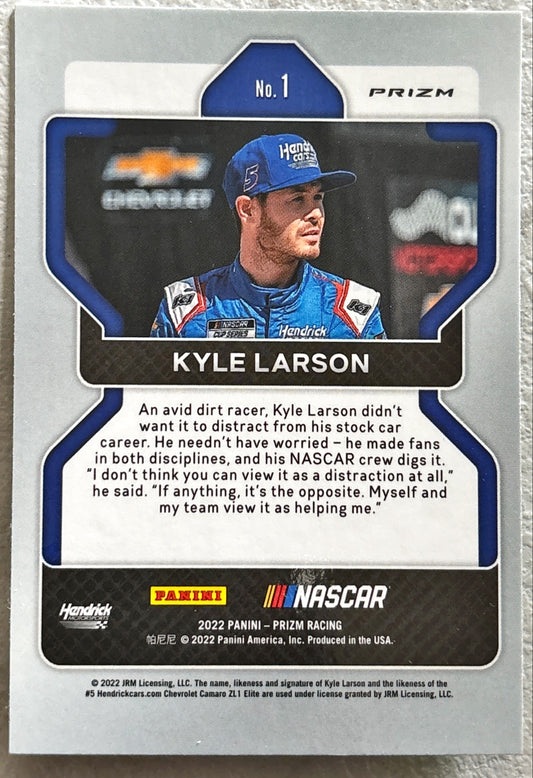 NASCAR - Kyle Larson - 2022 Panini Prizm Racing 'Reactive Green' Prizm