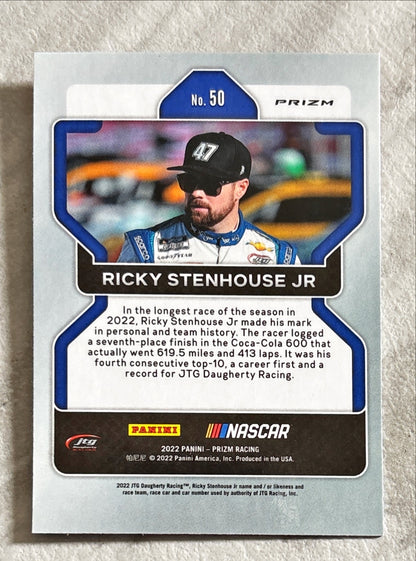 NASCAR - Ricky Stenhouse Jr. - 2022 Panini Prizm Racing 'Red White & Blue' Prizm