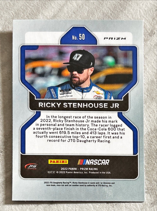 NASCAR - Ricky Stenhouse Jr. - 2022 Panini Prizm Racing 'Red White & Blue' Prizm