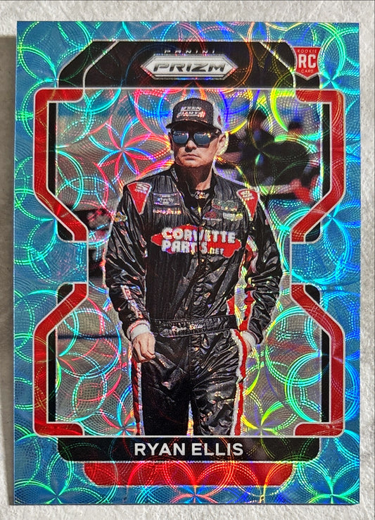 NASCAR - Ryan Ellis - 2022 Panini Prizm Racing 'Blue Scope' Prizm /99