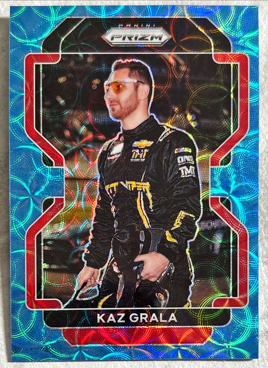 NASCAR - Kaz Grala - 2022 Panini Prizm Racing 'Blue Scope' Prizm /99