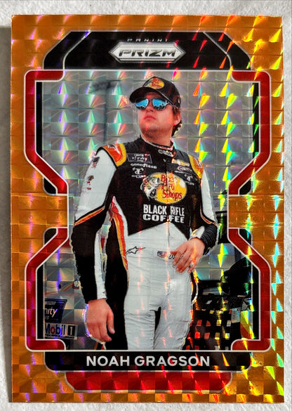 NASCAR - Noah Gragson - 2022 Panini Prizm Racing 'Reactive Orange' Prizm