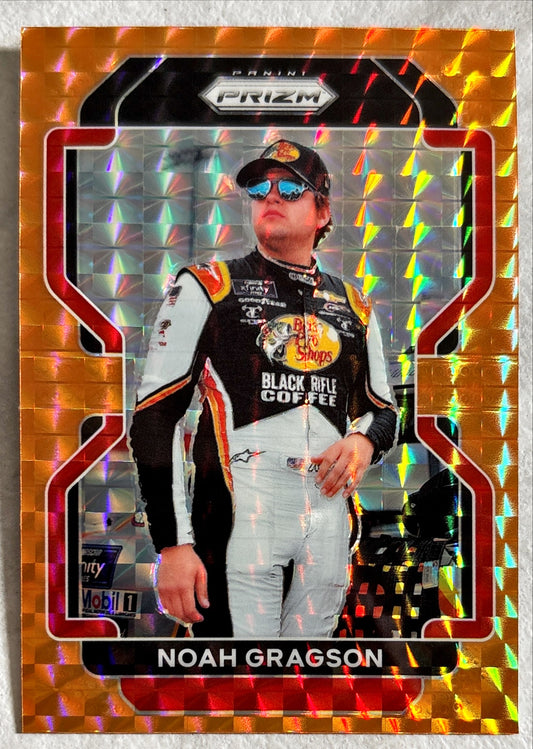 NASCAR - Noah Gragson - 2022 Panini Prizm Racing 'Reactive Orange' Prizm