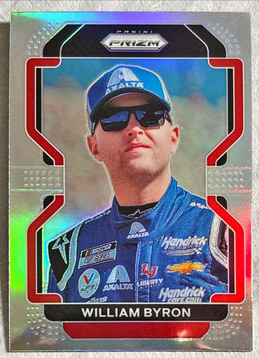NASCAR - William Byron - 2022 Panini Prizm Racing 'Silver Holo' Prizm