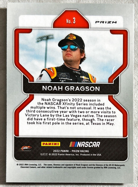 NASCAR - Noah Gragson - 2022 Panini Prizm Racing 'Silver Holo' Prizm