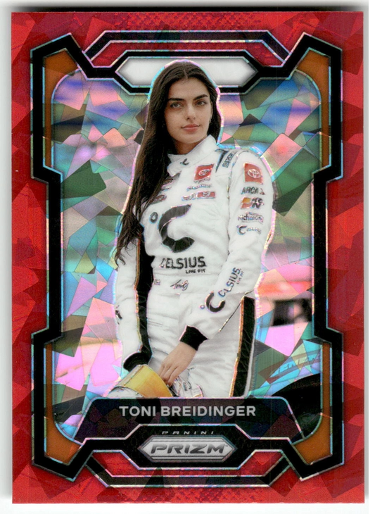 NASCAR - Toni Breidinger - 2024 Panini Prizm Racing 'Cracked Red Ice' PRIZM