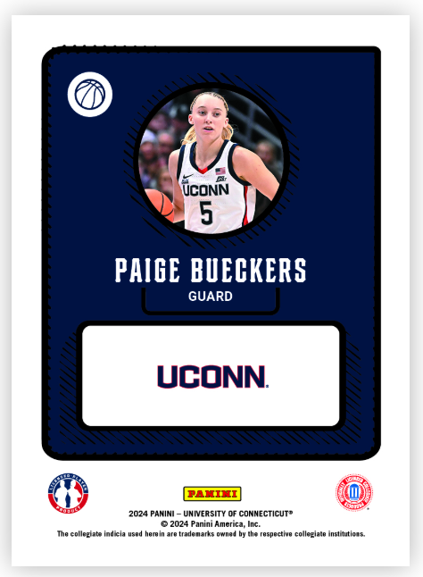 WNBA - Paige Bueckers - 2024 UConn Women's Basketball NIL #30 - Base card WNBA Dallas Wings